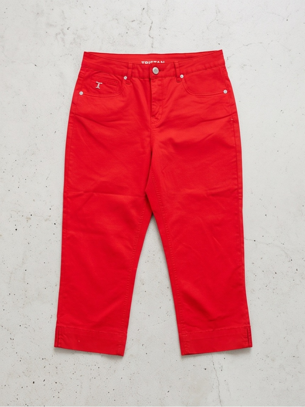 BNWT Bright Red Cropped Pants